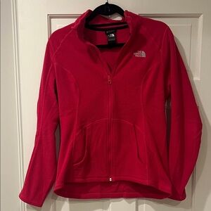The North Face Vibrant Pink Fleece Full-Zip Jacket